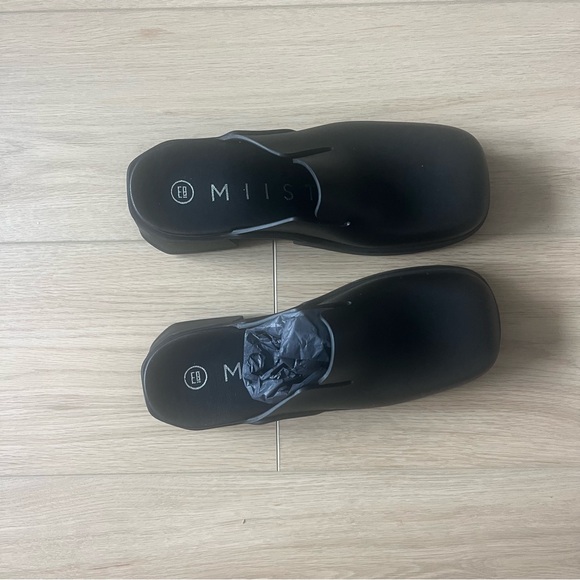 New E8 By Miista Blissa Black Mule Heels - Picture 5 of 15